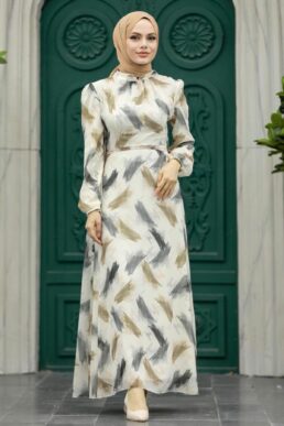 خرید مستقیم از ترکیه و ترندیول لباس بلند – لباس مجلسی زنانه برند نوا استایل Neva Style با کد OZD-27930