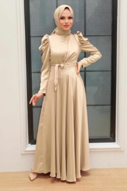 خرید مستقیم از ترکیه و ترندیول لباس بلند – لباس مجلسی زنانه برند نوا استایل Neva Style با کد BSL-4570