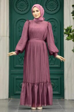 خرید مستقیم از ترکیه و ترندیول لباس بلند – لباس مجلسی زنانه برند نوا استایل Neva Style با کد OZD-39651