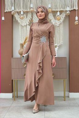 خرید مستقیم از ترکیه و ترندیول لباس بلند – لباس مجلسی زنانه برند بیم مد Bym Fashion با کد 3894