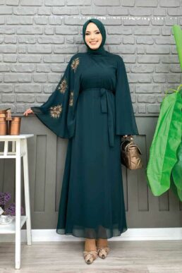 خرید مستقیم از ترکیه و ترندیول لباس بلند – لباس مجلسی زنانه برند بیم مد Bym Fashion با کد 1858