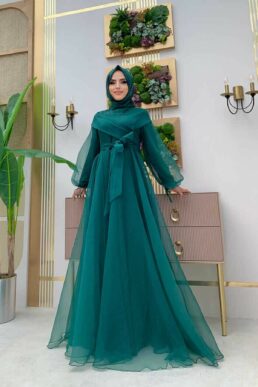 خرید مستقیم از ترکیه و ترندیول لباس بلند – لباس مجلسی زنانه برند بیم مد Bym Fashion با کد 1846