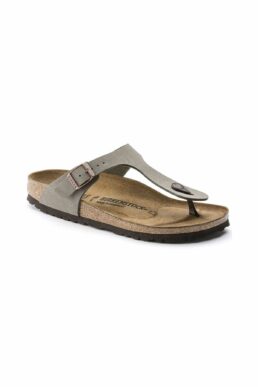 خرید مستقیم از ترکیه و ترندیول دمپایی زنانه برند بیرکن استاک Birkenstock با کد 043391_GRİ