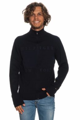 خرید مستقیم از ترکیه و ترندیول بافت و پلیور مردانه برند تامی هیلفیگر Tommy Hilfiger با کد MW0MW25344-DW5