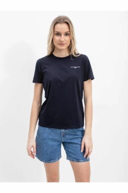 خرید مستقیم از ترکیه و ترندیول تیشرت زنانه برند تامی هیلفیگر Tommy Hilfiger با کد WW0WW37877DW5