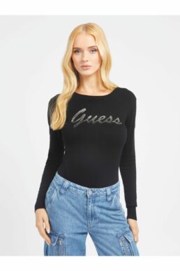 خرید مستقیم از ترکیه و ترندیول تیشرت زنانه برند گس Guess با کد W3BR22Z2NQ2-JBLK