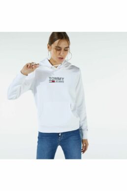 خرید مستقیم از ترکیه و ترندیول سویشرت زنانه برند تامی هیلفیگر Tommy Hilfiger با کد DW0DW09247YBR