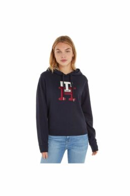 خرید مستقیم از ترکیه و ترندیول سویشرت زنانه برند تامی هیلفیگر Tommy Hilfiger با کد 5002919243