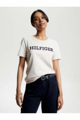 خرید مستقیم از ترکیه و ترندیول تیشرت زنانه برند تامی هیلفیگر Tommy Hilfiger با کد WW0WW40057ABH