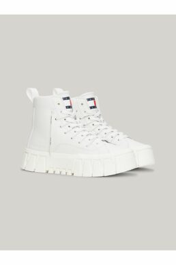 خرید مستقیم از ترکیه و ترندیول اسنیکر زنانه برند تامی هیلفیگر Tommy Hilfiger با کد EN0EN02498YBL