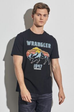 خرید مستقیم از ترکیه و ترندیول تیشرت مردانه برند رانگلر Wrangler با کد W231254