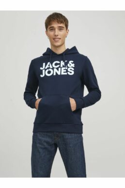 خرید مستقیم از ترکیه و ترندیول سویشرت مردانه برند جک اند جونز Jack & Jones با کد 12152840-NVY