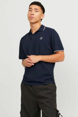 خرید مستقیم از ترکیه و ترندیول تیشرت مردانه برند جک اند جونز Jack & Jones با کد JCOHASS LOGO POLO SS SN