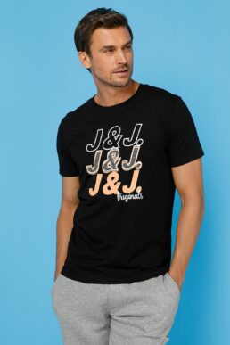 خرید مستقیم از ترکیه و ترندیول تیشرت مردانه برند جک اند جونز Jack & Jones با کد JORBOOSTER TEE SS CREW NE