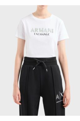 خرید مستقیم از ترکیه و ترندیول تیشرت زنانه برند آرمانی اکسچنج Armani Exchange با کد 5003127493