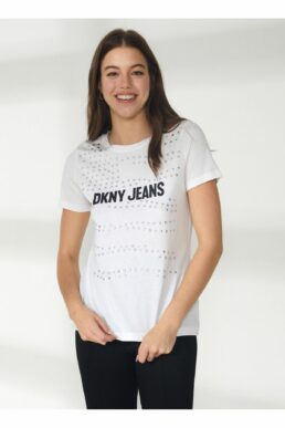 خرید مستقیم از ترکیه و ترندیول تیشرت زنانه برند جینز Dkny Jeans با کد 5003034238