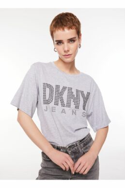 خرید مستقیم از ترکیه و ترندیول تیشرت زنانه برند جینز Dkny Jeans با کد 5003114468