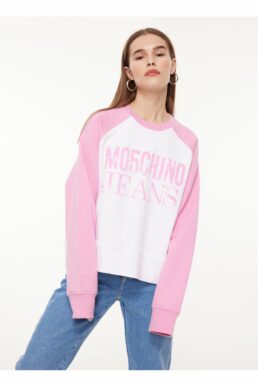 خرید مستقیم از ترکیه و ترندیول سویشرت زنانه برند  Moschino Jeans با کد 5003090145