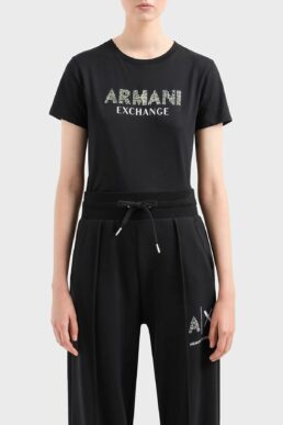 خرید مستقیم از ترکیه و ترندیول تیشرت زنانه برند آرمانی اکسچنج Armani Exchange با کد 3DYT13 YJ8QZ 1200