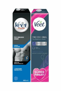 خرید مستقیم از ترکیه و ترندیول کرم موبر مردانه برند ویت Veet با کد PKTVEETMENHSSS200MLVEETHSSSTYDKCKRM200ML