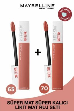 خرید مستقیم از ترکیه و ترندیول رژ لب زنانه – مردانه برند میبلین نیویورک Maybelline New York با کد PKTMTRJSTRJMKLSET