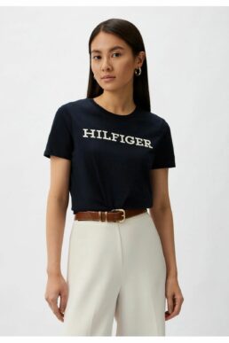 خرید مستقیم از ترکیه و ترندیول تیشرت زنانه برند تامی هیلفیگر Tommy Hilfiger با کد WW0WW40057-TH