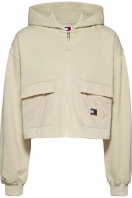 خرید مستقیم از ترکیه و ترندیول سویشرت زنانه برند تامی هیلفیگر Tommy Hilfiger با کد DW0DW18381.ACG