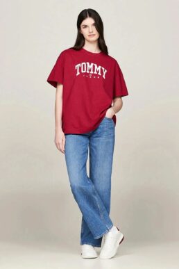 خرید مستقیم از ترکیه و ترندیول تیشرت زنانه برند تامی هیلفیگر Tommy Hilfiger با کد P51338S7689