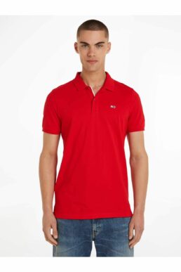 خرید مستقیم از ترکیه و ترندیول تیشرت یقه پلو مردانه برند تامی هیلفیگر Tommy Hilfiger با کد DM0DM18312XNL