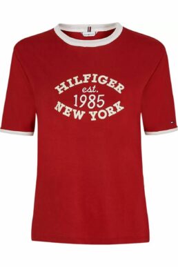 خرید مستقیم از ترکیه و ترندیول تیشرت زنانه برند تامی هیلفیگر Tommy Hilfiger با کد WW0WW42585XNN