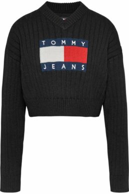 خرید مستقیم از ترکیه و ترندیول بافت و پلیور زنانه برند تامی هیلفیگر Tommy Hilfiger با کد DW0DW18528BDS