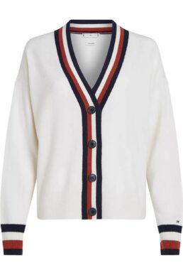 خرید مستقیم از ترکیه و ترندیول ژاکت کشی زنانه برند تامی هیلفیگر Tommy Hilfiger با کد WW0WW42151Z00