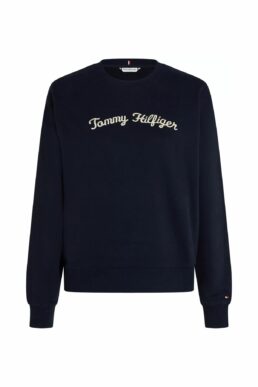 خرید مستقیم از ترکیه و ترندیول سویشرت زنانه برند تامی هیلفیگر Tommy Hilfiger با کد WW0WW42615-LCV