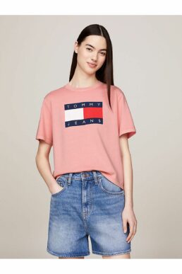 خرید مستقیم از ترکیه و ترندیول تیشرت زنانه برند تامی هیلفیگر Tommy Hilfiger با کد DW0DW18629THA