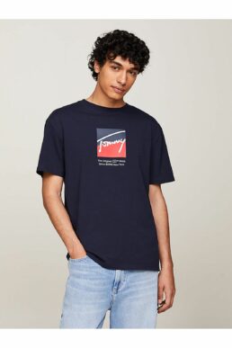 خرید مستقیم از ترکیه و ترندیول تیشرت مردانه برند تامی هیلفیگر Tommy Hilfiger با کد DM0DM18524C1G