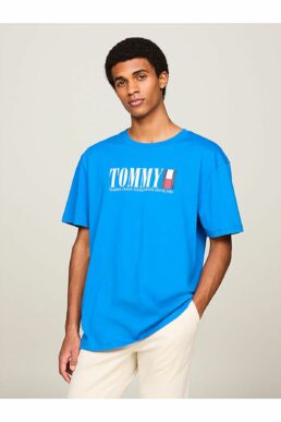 خرید مستقیم از ترکیه و ترندیول تیشرت مردانه برند تامی هیلفیگر Tommy Hilfiger با کد DM0DM18533C2T