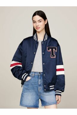 خرید مستقیم از ترکیه و ترندیول کاپشن زنانه برند تامی هیلفیگر Tommy Hilfiger با کد DW0DW18306C1G