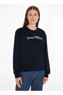 خرید مستقیم از ترکیه و ترندیول سویشرت زنانه برند تامی هیلفیگر Tommy Hilfiger با کد WW0WW42615