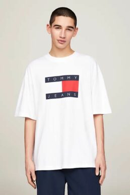 خرید مستقیم از ترکیه و ترندیول تیشرت مردانه برند تامی هیلفیگر Tommy Hilfiger با کد DM0DM19555-BYZ