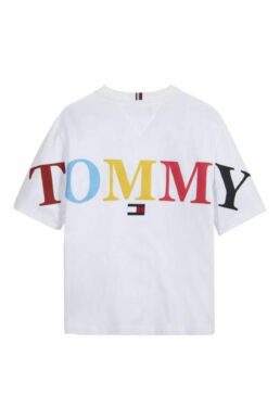 خرید مستقیم از ترکیه و ترندیول تیشرت دخترانه برند تامی هیلفیگر Tommy Hilfiger با کد KB08218P018-07