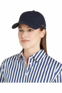 خرید مستقیم از ترکیه و ترندیول کلاه زنانه برند تامی هیلفیگر Tommy Hilfiger با کد AW0AW16621DW6