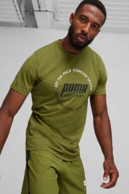 خرید مستقیم از ترکیه و ترندیول تیشرت مردانه برند پوما Puma با کد MEN"S GRAPHIC RUN EMBLEM